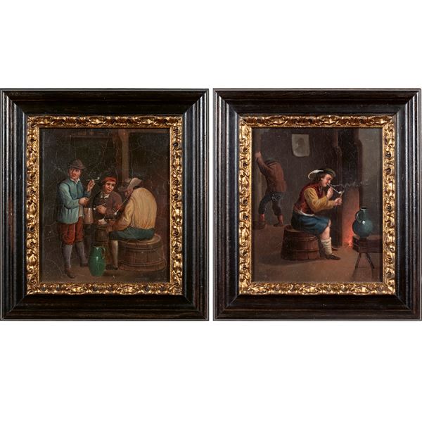 Flemish painter  (19th century)  - Auction OLD MASTER AND 19TH CENTURY PAINTINGS - I - Colasanti Casa d'Aste