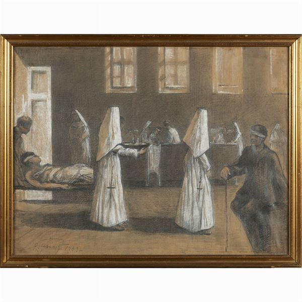 Renato Passaro  (Napoli 1910 -1970)  - Auction OLD MASTER AND 19TH CENTURY PAINTINGS - I - Colasanti Casa d'Aste