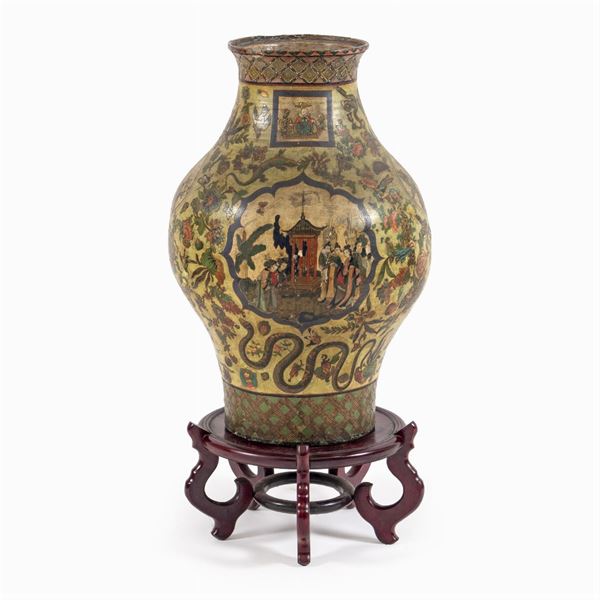 Large terracotta vase  (China, 18th century)  - Auction From Important Roman Collections - Colasanti Casa d'Aste