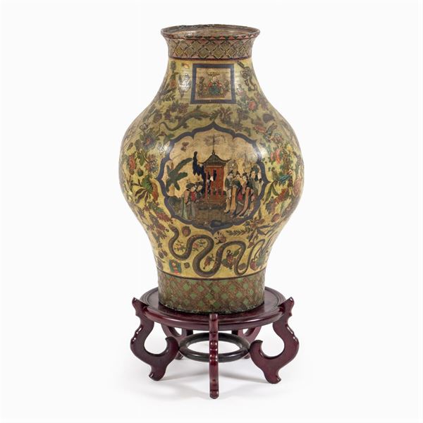Large terracotta vase