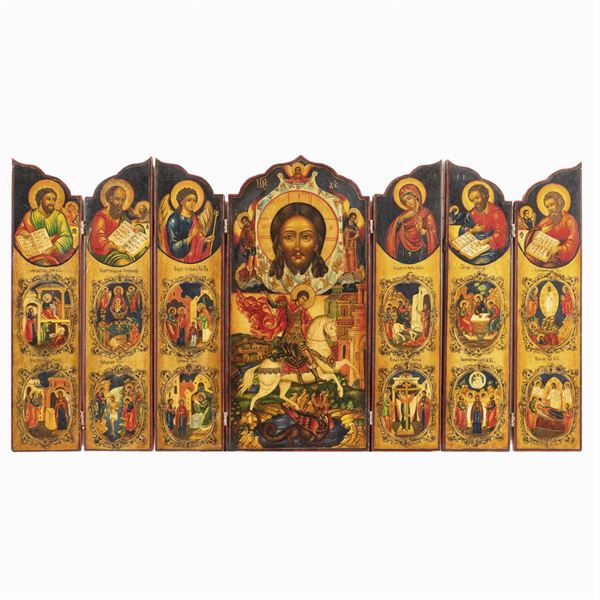 Iconostasis depicting Saint George
