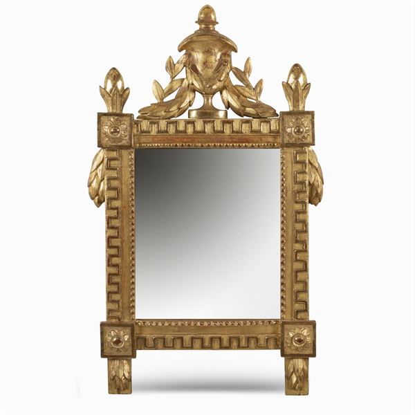 Gilt wood mirror