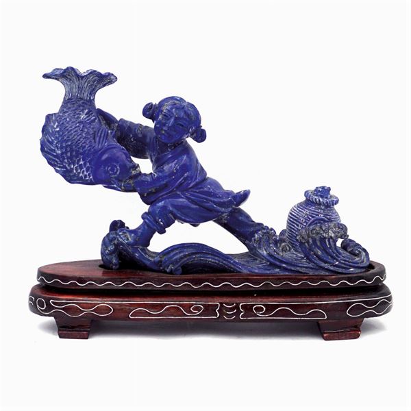 Scultura in lapislazzulo