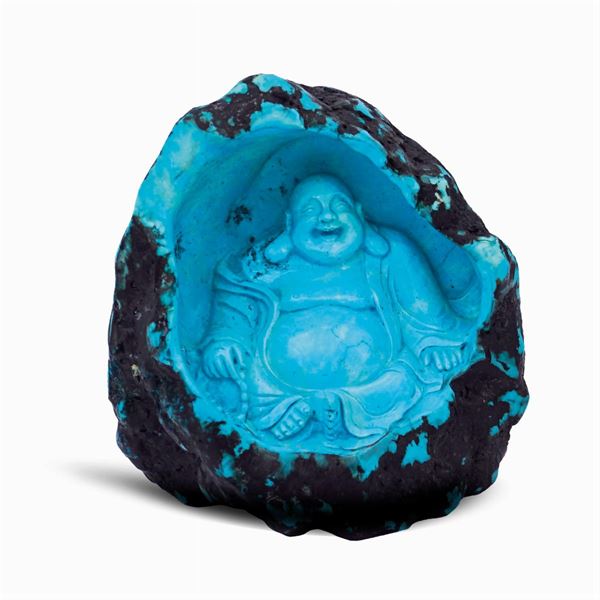 Turquoise sculpture