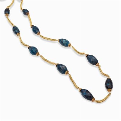 Lunga Collana in Oro Giallo 18kt