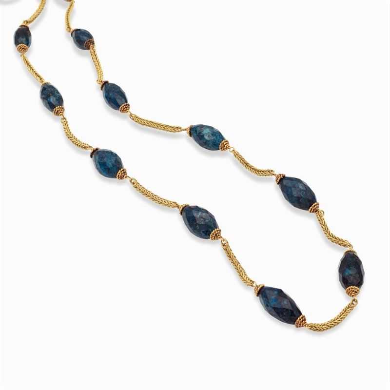 Lunga Collana in Oro Giallo 18kt