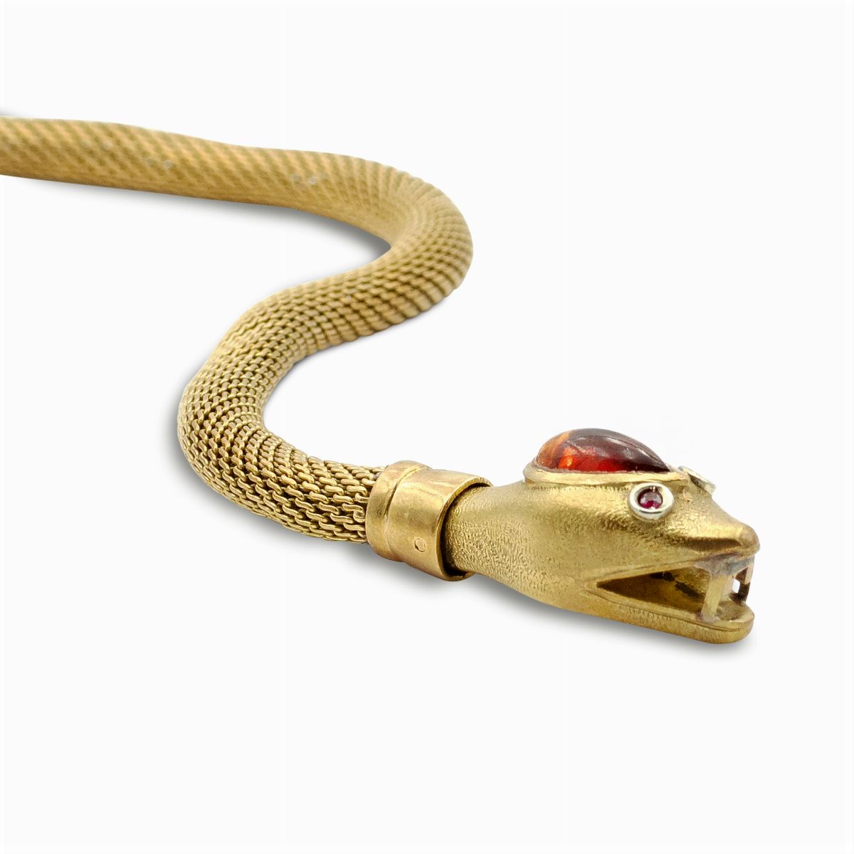 Bracciale a Serpente in Oro Giallo 18kt