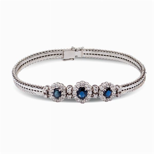 18kt white gold bracelet