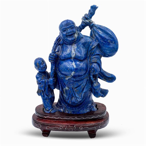 Lapis lazuli group  (China, 20th century)  - Auction From Important Roman Collections - Colasanti Casa d'Aste