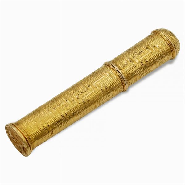 18kt gold needle holder