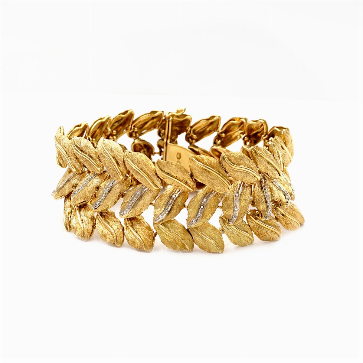 Bracciale in Oro Giallo Satinato 18kt
