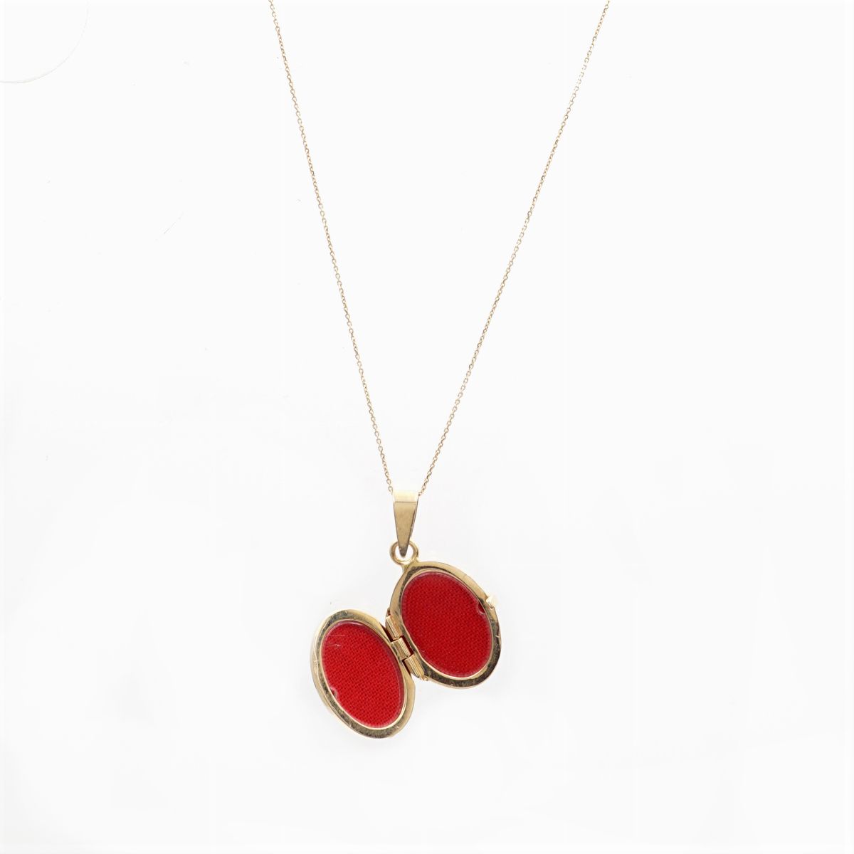 Pendente Portaritratto in Oro Giallo 18kt