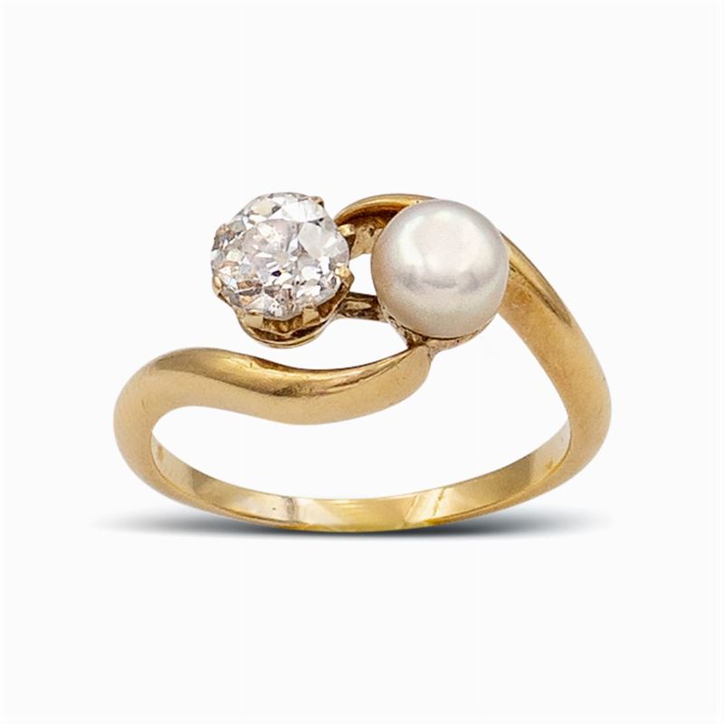 Anello Vittoriano in Oro Giallo 18kt