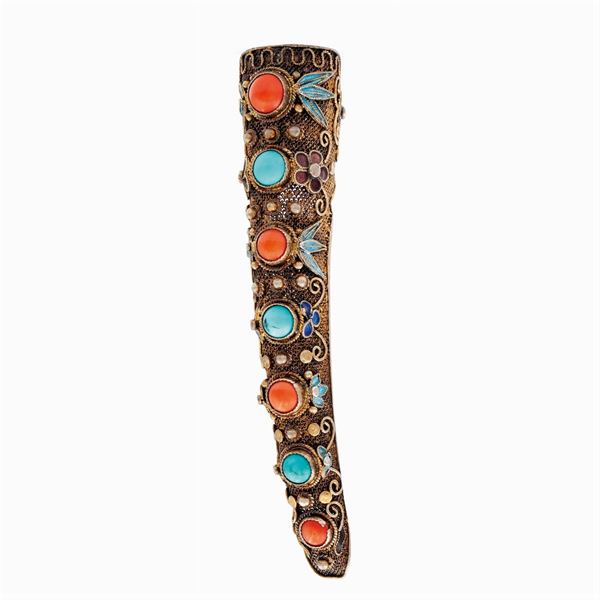 Cornucopia brooch