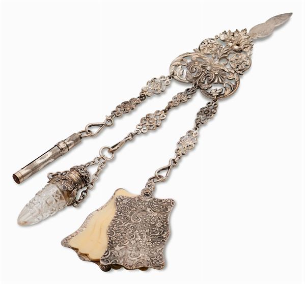 Victorian chatelaine  (19th century)  - Auction FINE JEWELS AND WATCHES - Colasanti Casa d'Aste