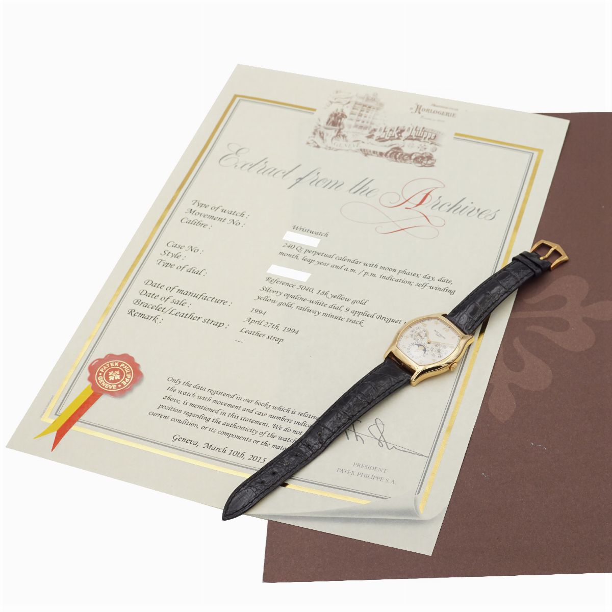 Patek Philippe Calendario Perpetuo, Orologio da Polso