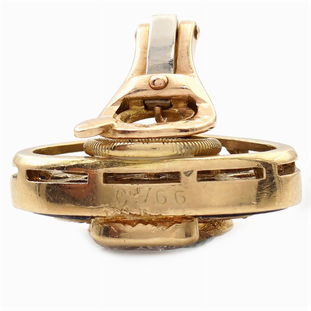 Marina Bulgari, Orecchini a Cuore in Oro Giallo 18kt