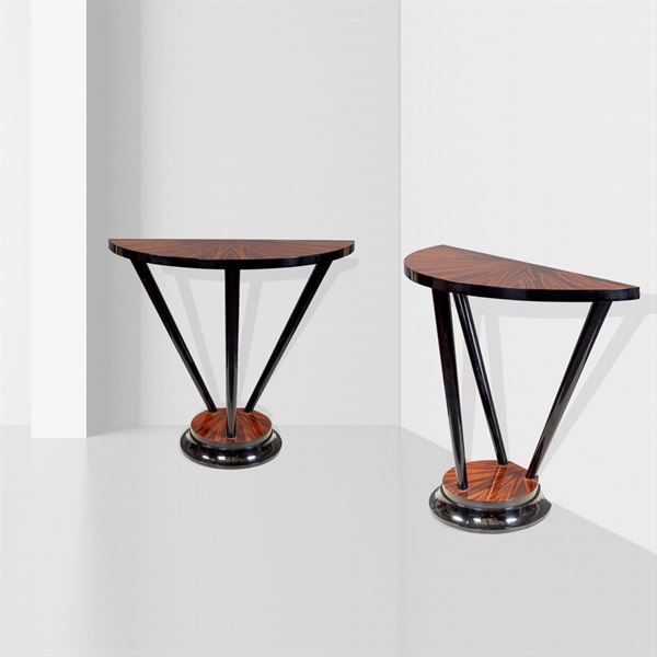 Manifattura francese (2)  (XX Sec.)  - Asta DESIGN & ARTI DECORATIVE DEL 900 - Colasanti Casa d'Aste