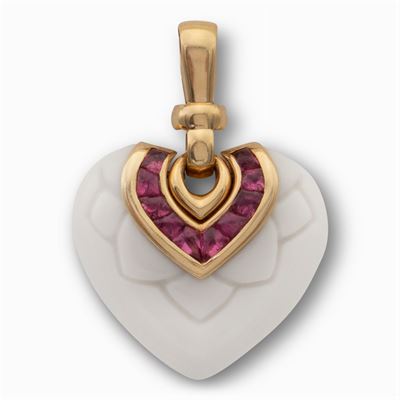 Bulgari Collezione "chandra", Pendente a Cuore