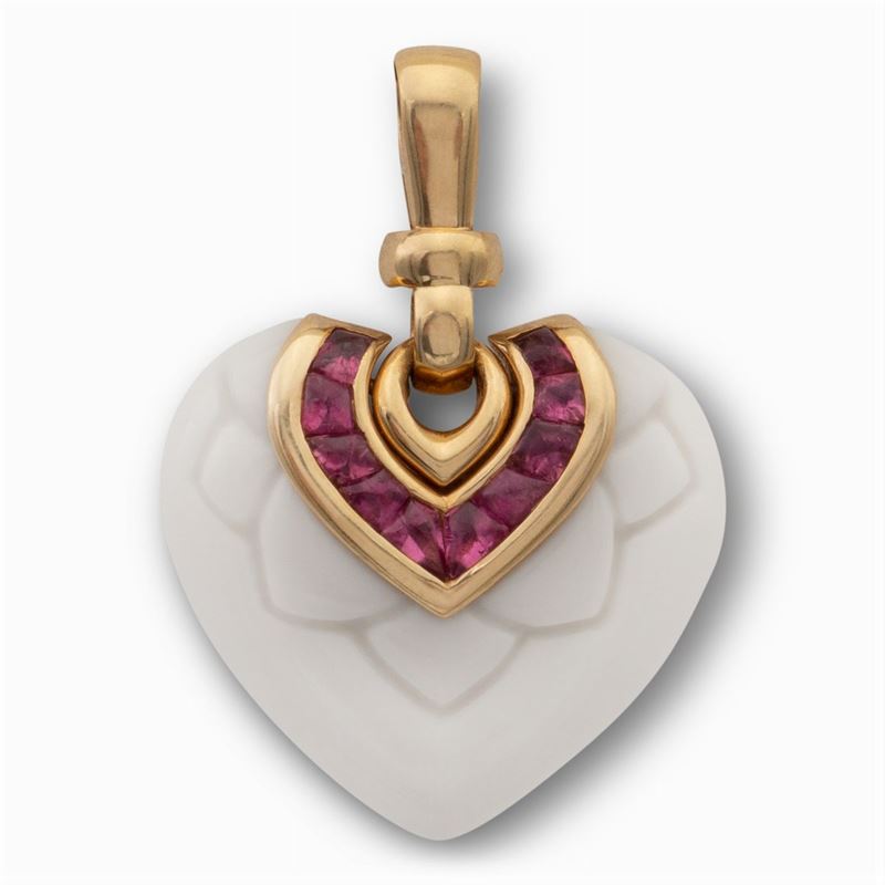 Bulgari Collezione "chandra", Pendente a Cuore