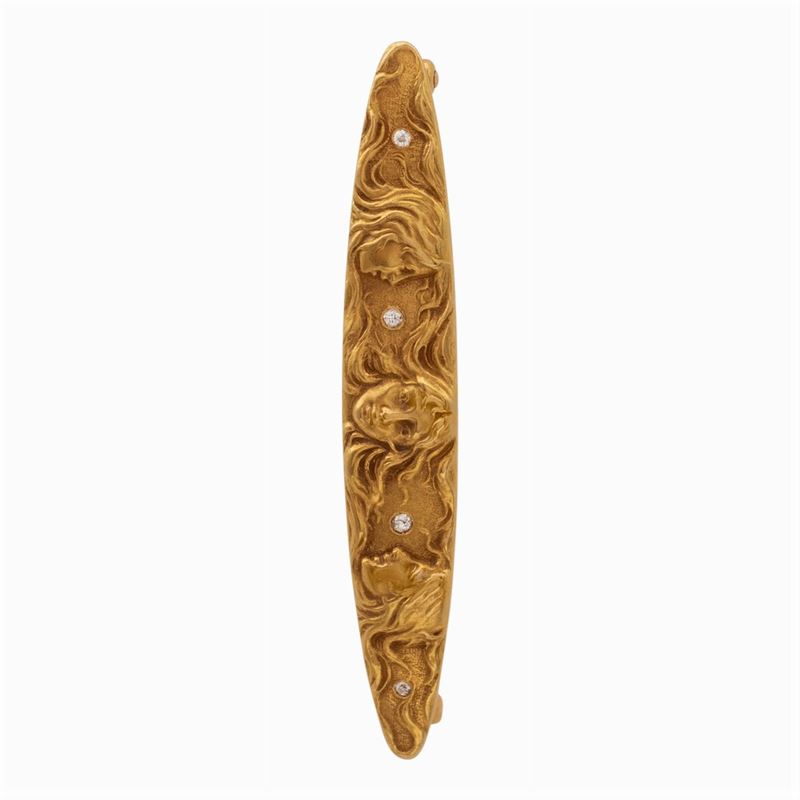 Spilla Barretta Art Nouveau