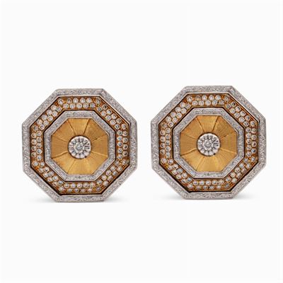 Gianmaria Buccellati, Orecchini di Forma Esagonale