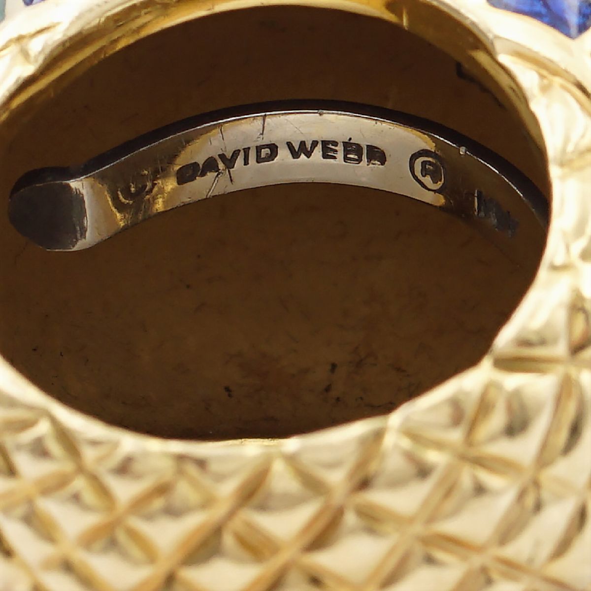 David Webb, Anello Bombé in Oro Giallo 18kt