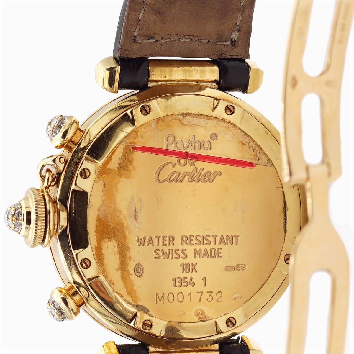 Cartier Pasha Diamond Chronograph, Orologio da Donna