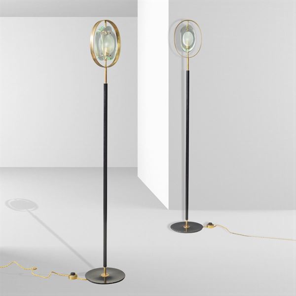 Max Ingrand : Max Ingrand, prod. Fontana Arte (2)  (Italia, anni 60)  - Asta DESIGN & ARTI DECORATIVE DEL 900 - Colasanti Casa d'Aste