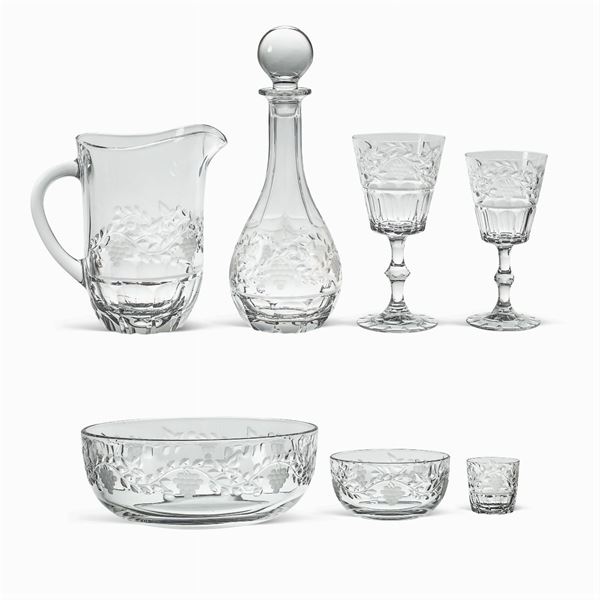 Candida Tupini, cut crystal table service (46)