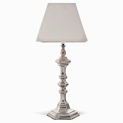 Lampada da Tavolo in Argento
