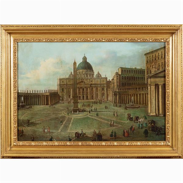 Roman painter  (late 19th-20th century)  - Auction OLD MASTER PAINTINGS AND FURNITURE FROM VILLA SAMINIATI AND PRIVATE COLLECTIONS - Colasanti Casa d'Aste