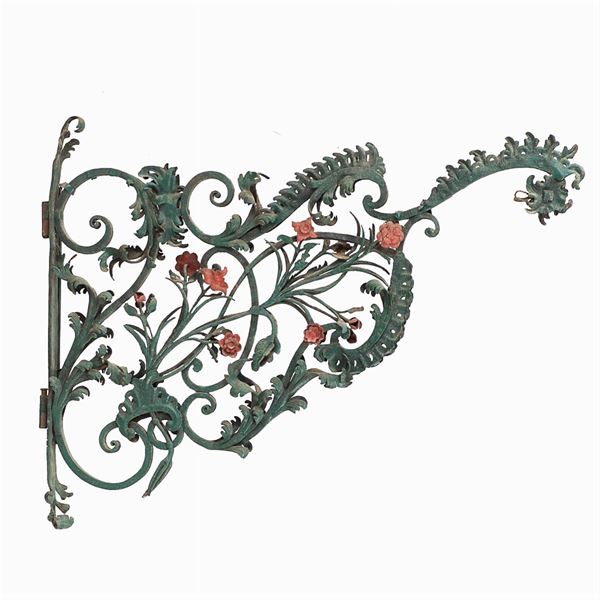Wrought iron frieze  (Italy, 18th - 19th century)  - Auction OLD MASTER PAINTINGS AND FURNITURE FROM VILLA SAMINIATI AND PRIVATE COLLECTIONS - Colasanti Casa d'Aste