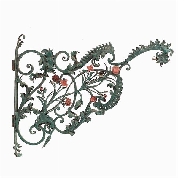 Wrought iron frieze
