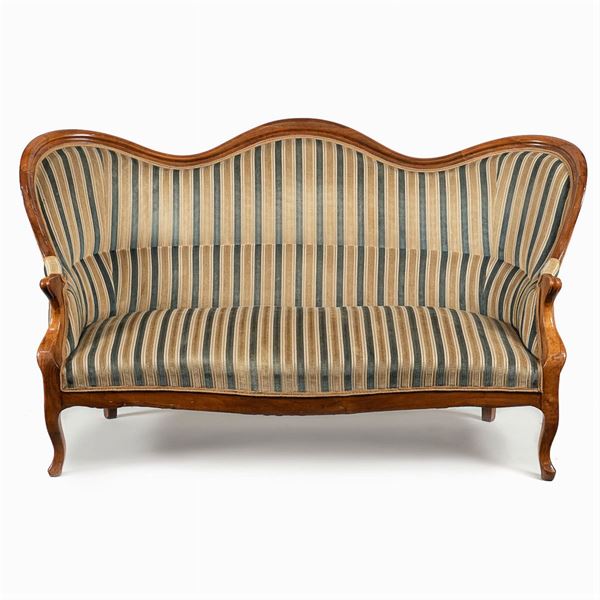 Walnut Luigi Filippo sofa