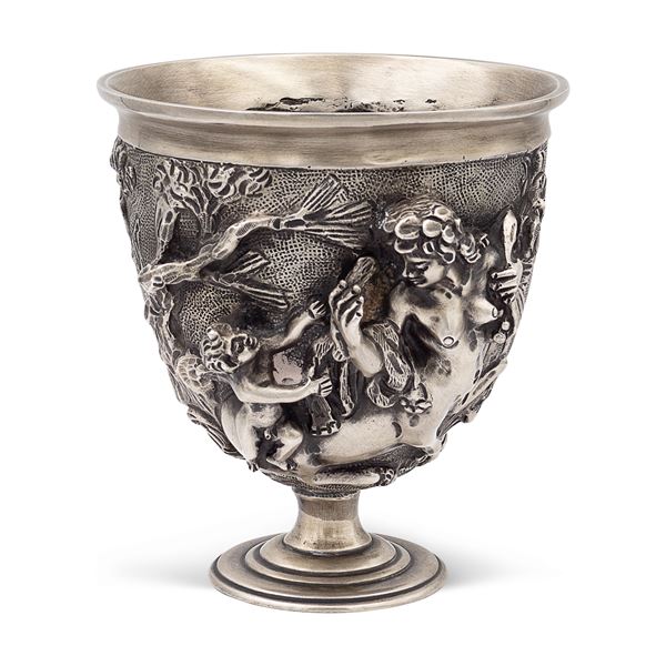 Silver cup  (Italy, 20th century)  - Auction FINE SILVER AND THE ART OF THE TABLE - Colasanti Casa d'Aste