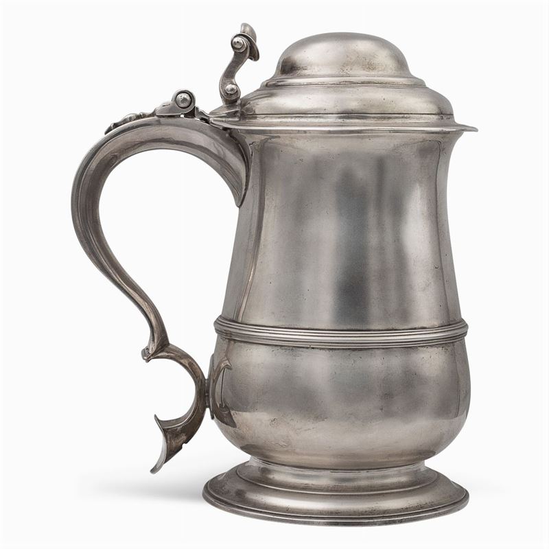 Tankard in Argento, Giorgio II