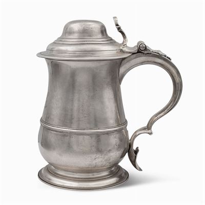 Tankard in Argento, Giorgio II