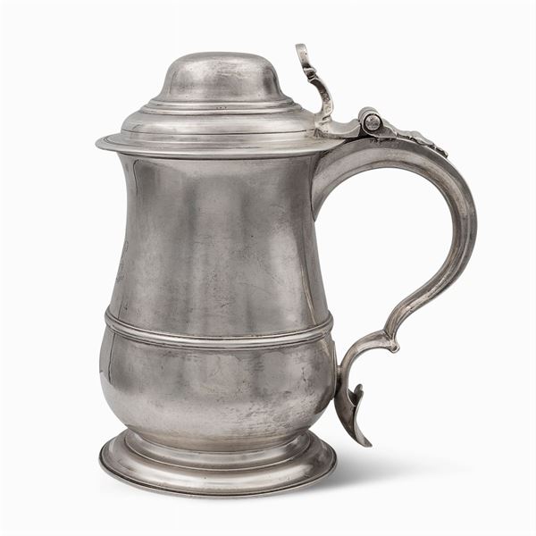 Tankard in argento, Giorgio II