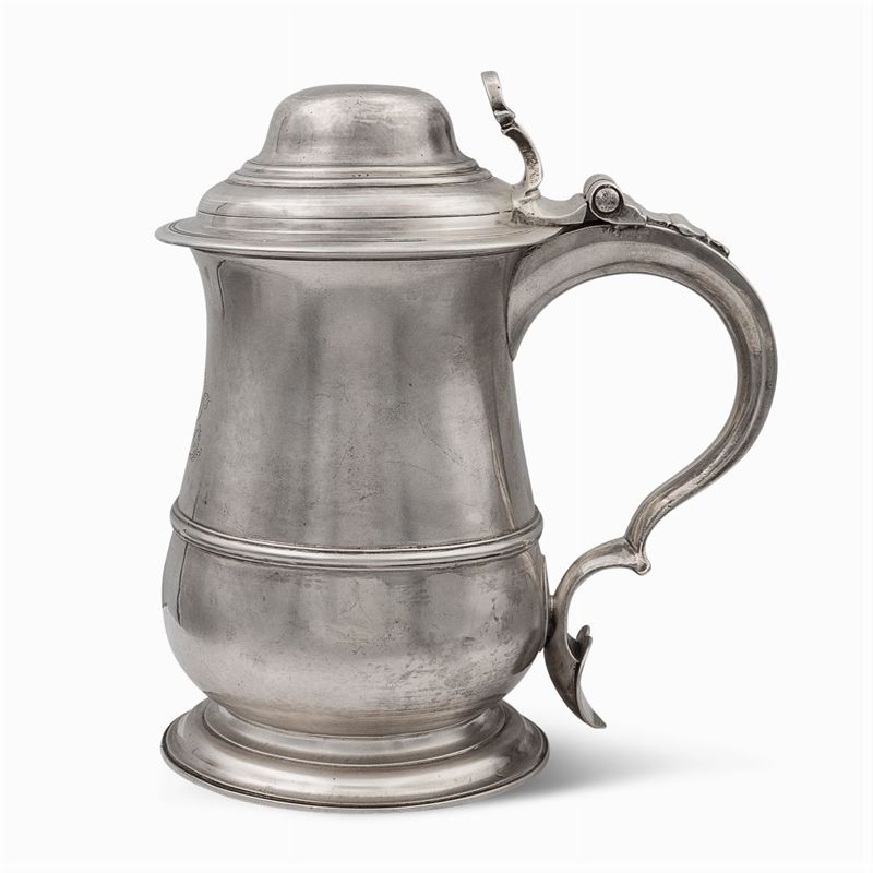 Tankard in Argento, Giorgio II