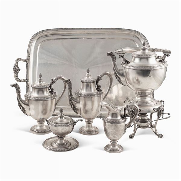 Silver tea and coffee service