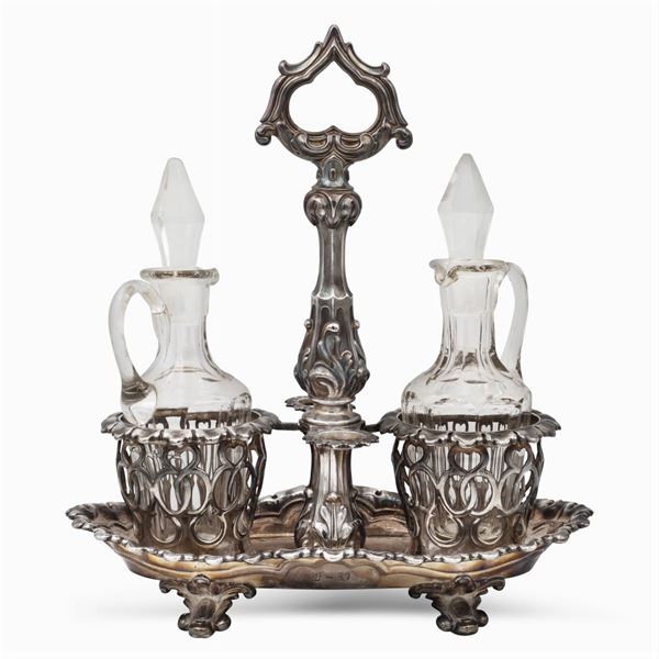 Silver cruet