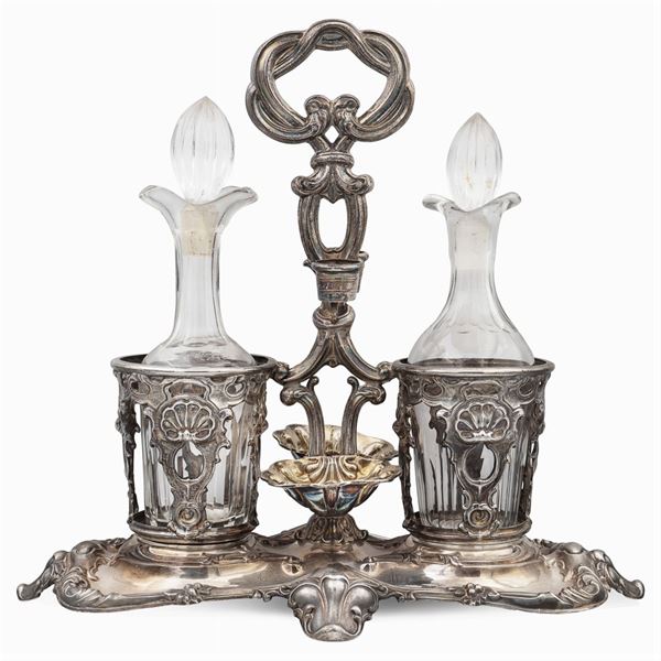 Silver cruet  (Germany, early 20th century)  - Auction FINE SILVER AND THE ART OF THE TABLE - Colasanti Casa d'Aste