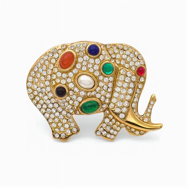 Cascio, spilla animalier bijou vintage