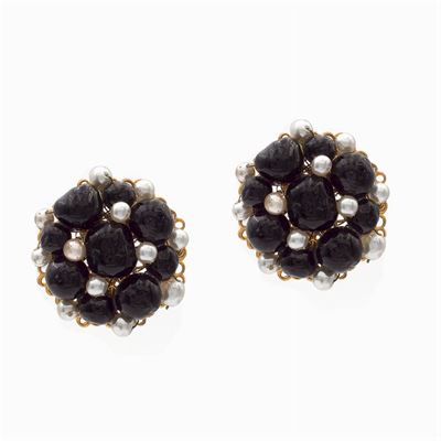 Miriam Haskell, Orecchini Bijou Vintage