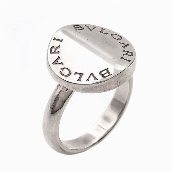 Bulgari, anello in argento