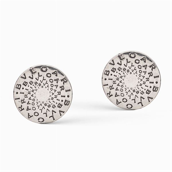 Bulgari, orecchini in argento