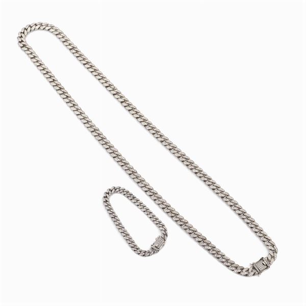 Collana e bracciale bijou vintage