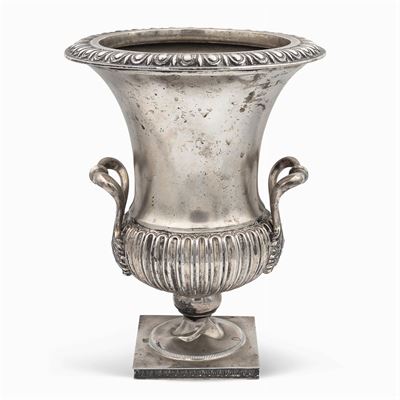 Vaso Mediceo in Argento a Due Manici