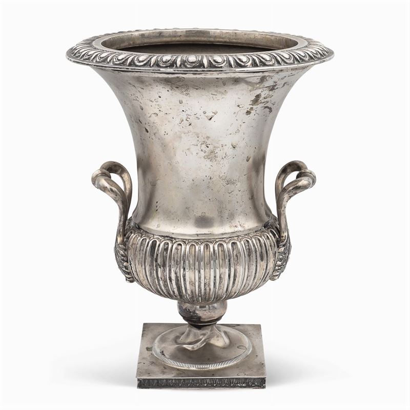 Vaso Mediceo in Argento a Due Manici